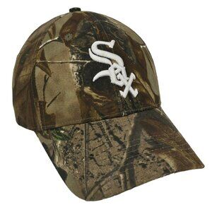 Chicago White Sox Baseball Hat Camouflage Cap Adjustable Outdoor Channel Xfinity